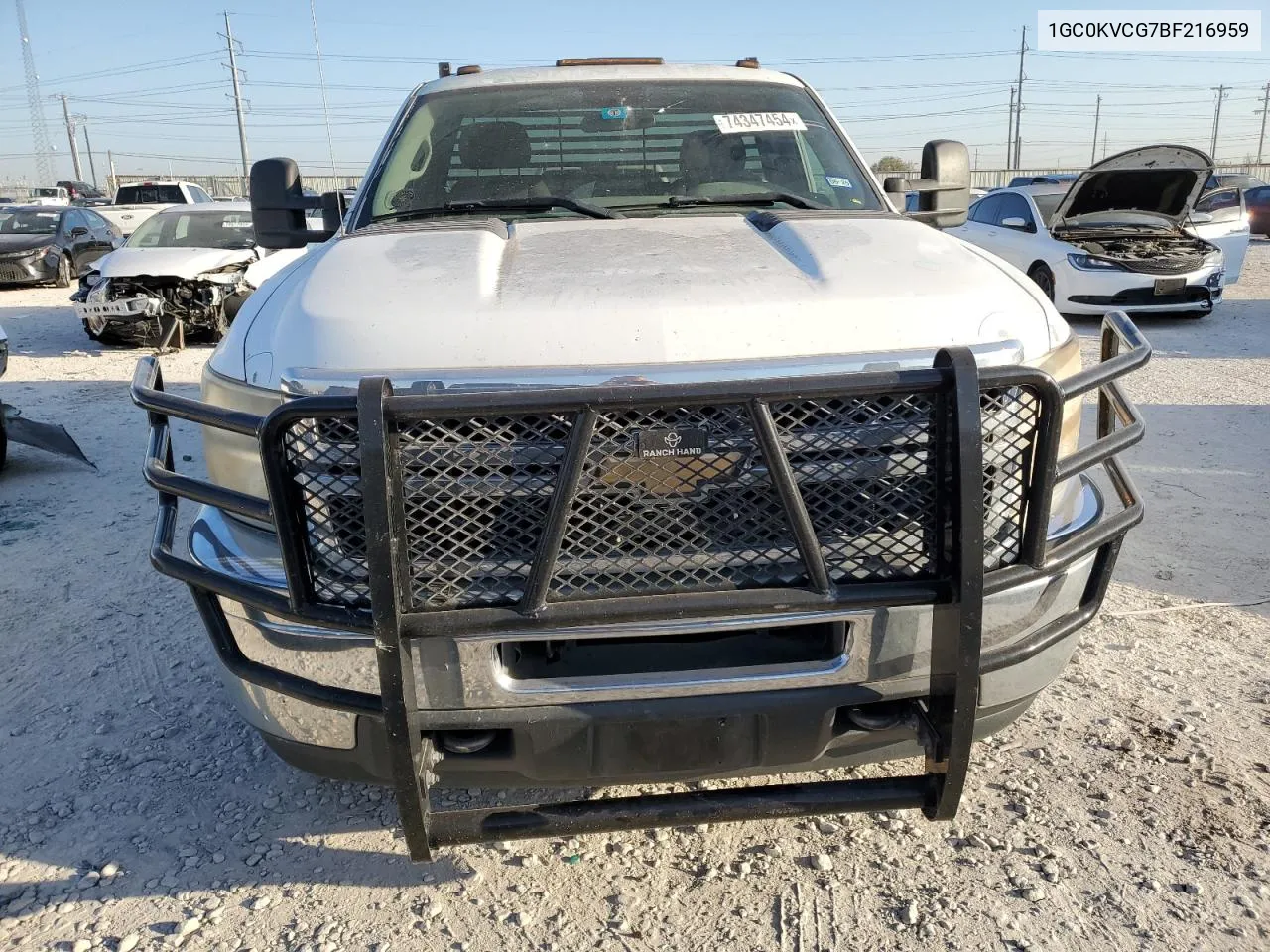 2011 Chevrolet Silverado K2500 Heavy Duty VIN: 1GC0KVCG7BF216959 Lot: 74347454