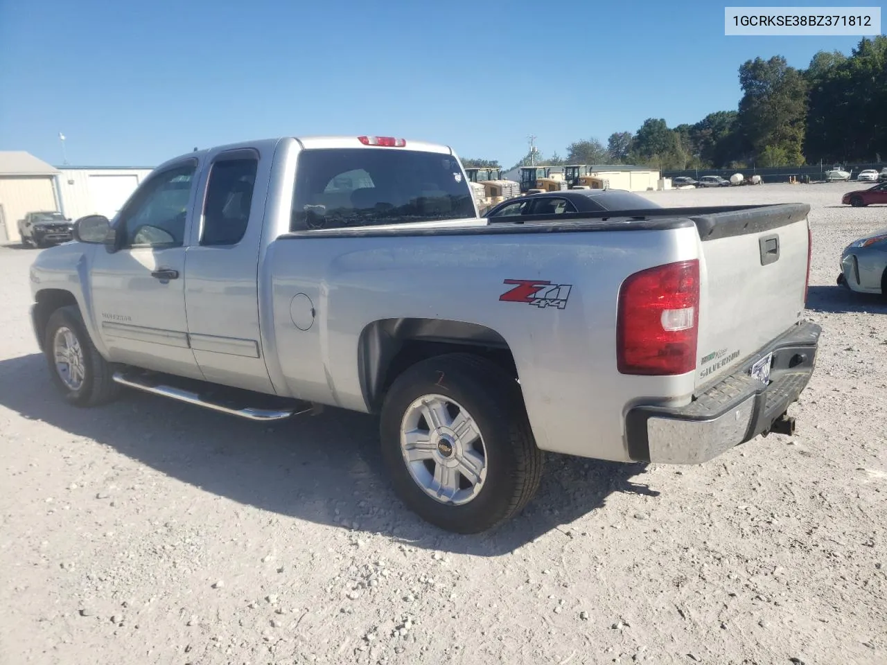 2011 Chevrolet Silverado K1500 Lt VIN: 1GCRKSE38BZ371812 Lot: 74608974