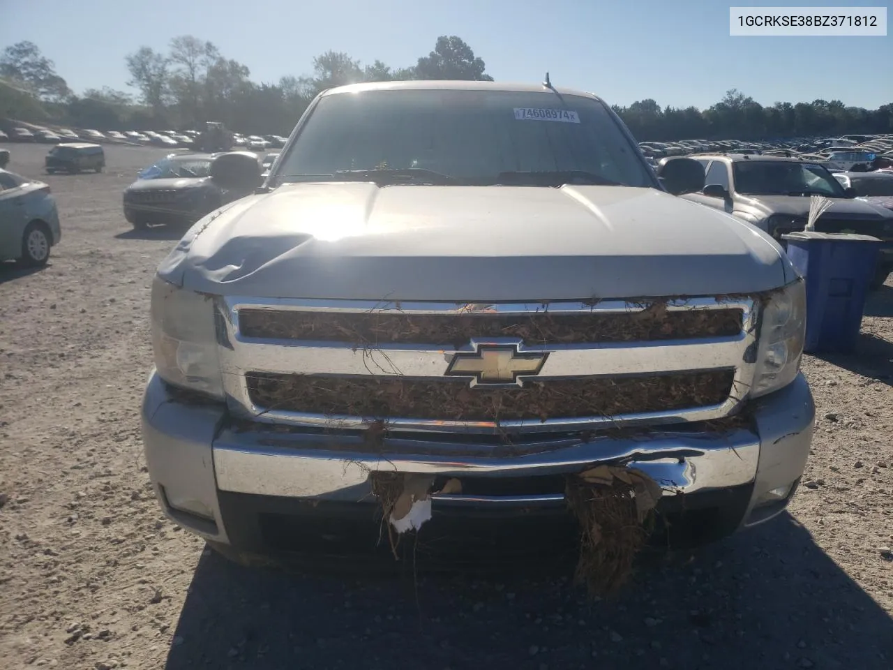 2011 Chevrolet Silverado K1500 Lt VIN: 1GCRKSE38BZ371812 Lot: 74608974