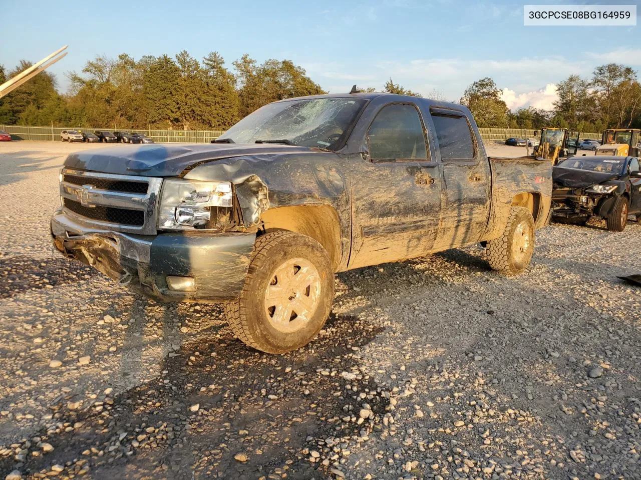 2011 Chevrolet Silverado C1500 Lt VIN: 3GCPCSE08BG164959 Lot: 74686864