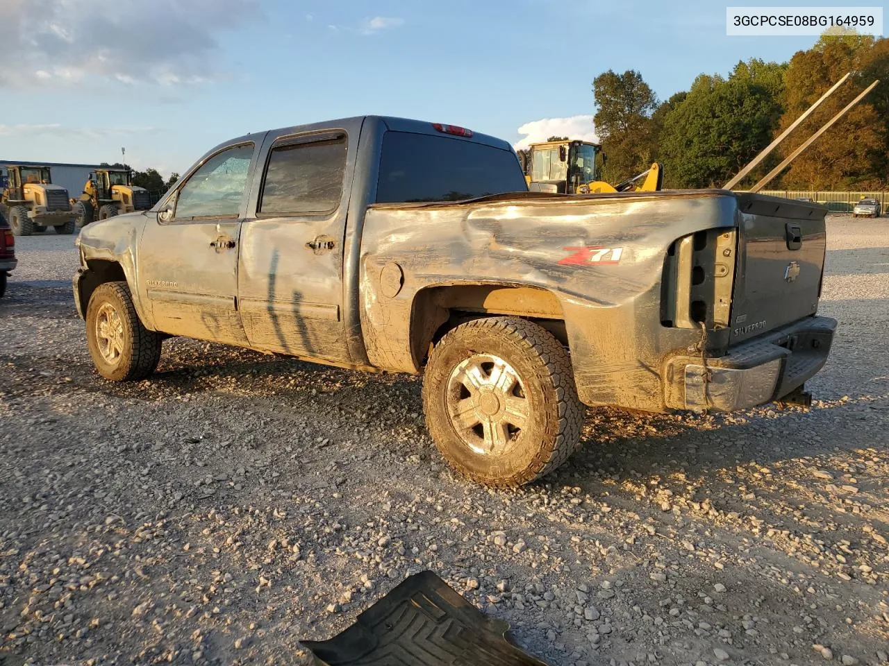 2011 Chevrolet Silverado C1500 Lt VIN: 3GCPCSE08BG164959 Lot: 74686864