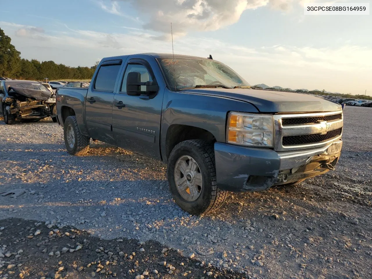 2011 Chevrolet Silverado C1500 Lt VIN: 3GCPCSE08BG164959 Lot: 74686864