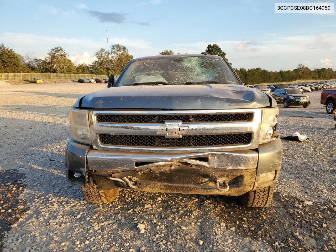 2011 Chevrolet Silverado C1500 Lt VIN: 3GCPCSE08BG164959 Lot: 74686864