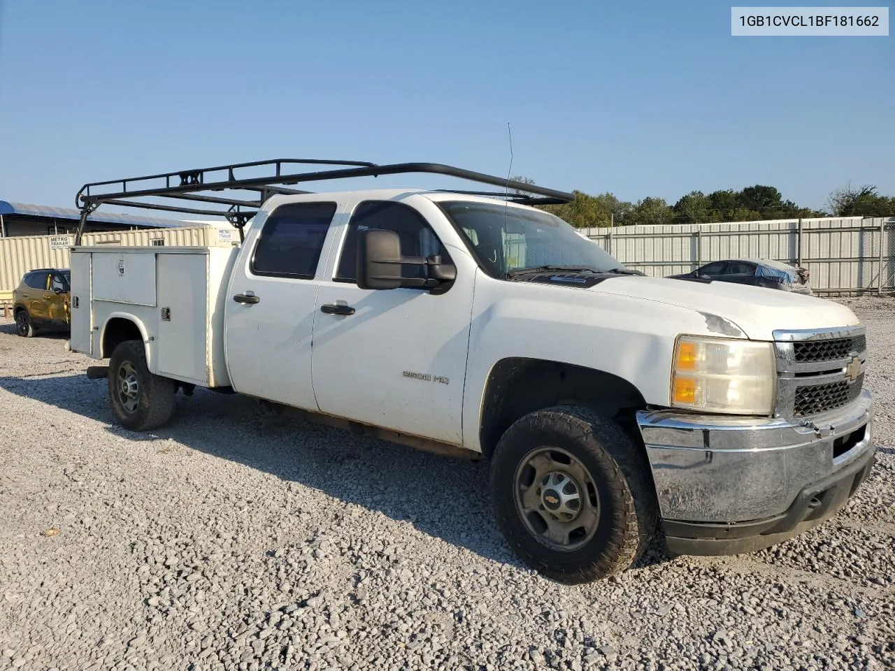 2011 Chevrolet Silverado C2500 Heavy Duty VIN: 1GB1CVCL1BF181662 Lot: 74761844