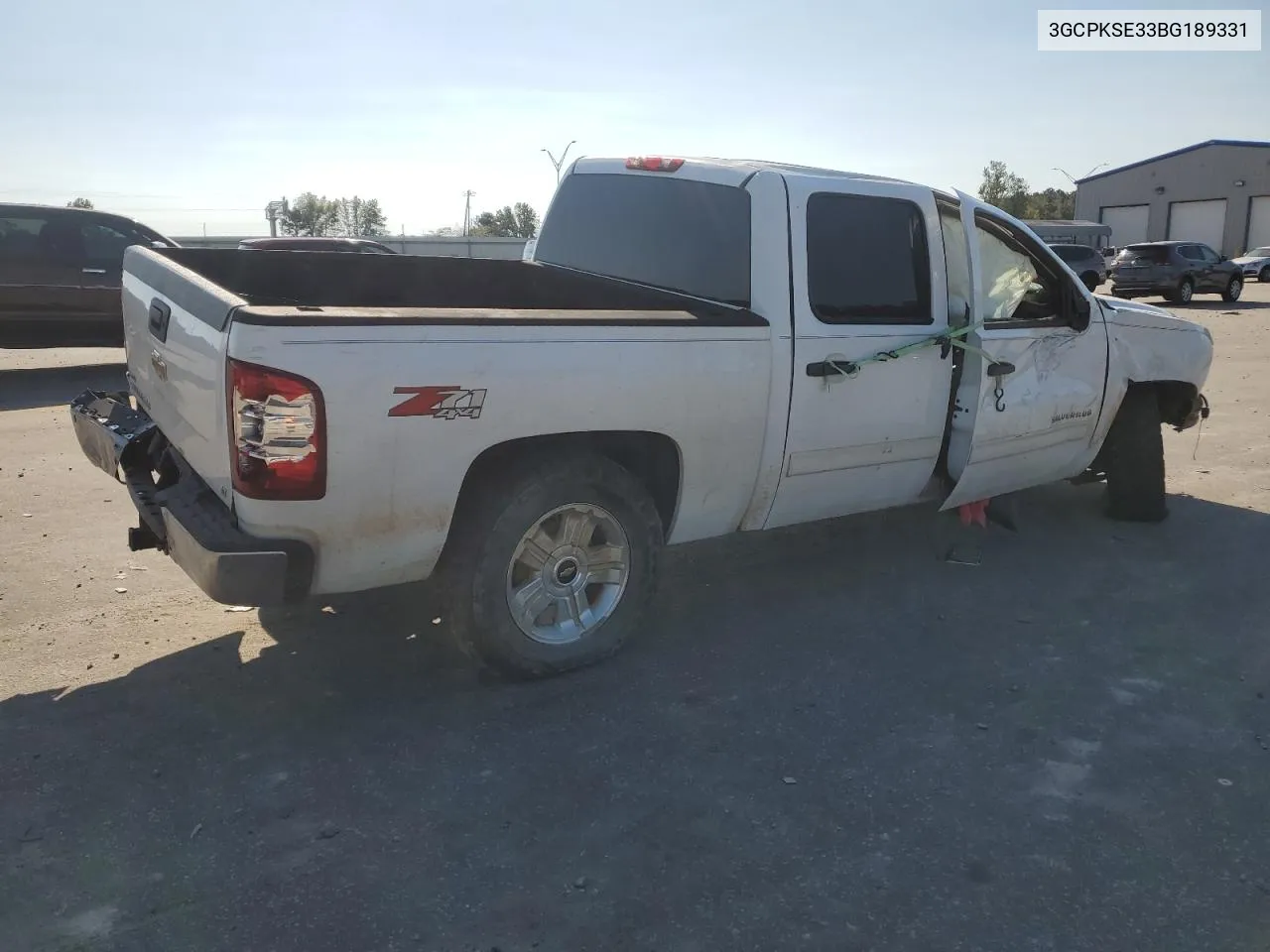 2011 Chevrolet Silverado K1500 Lt VIN: 3GCPKSE33BG189331 Lot: 74946834