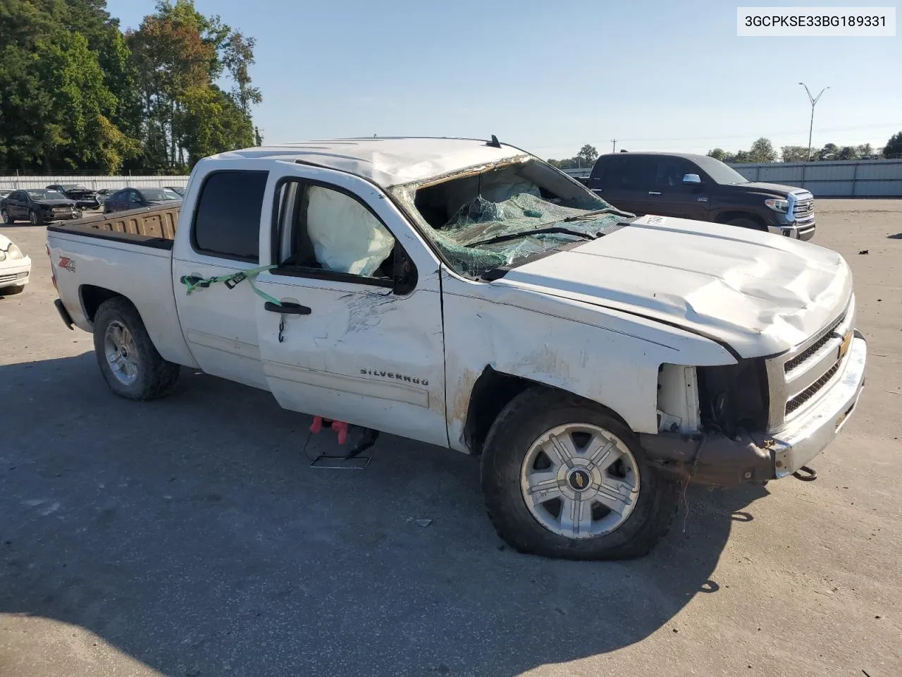 2011 Chevrolet Silverado K1500 Lt VIN: 3GCPKSE33BG189331 Lot: 74946834