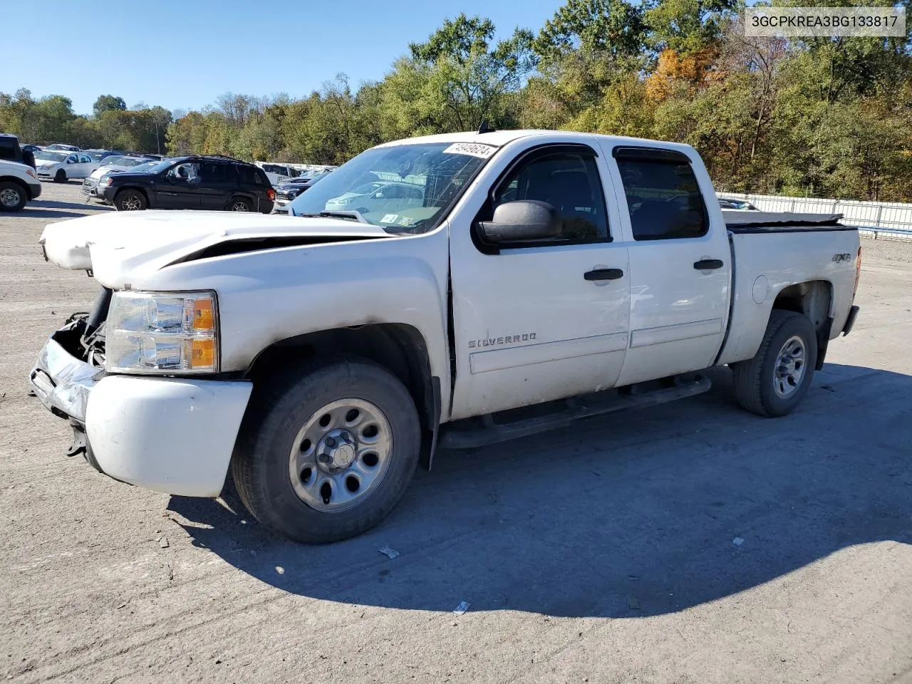 3GCPKREA3BG133817 2011 Chevrolet Silverado K1500 Ls