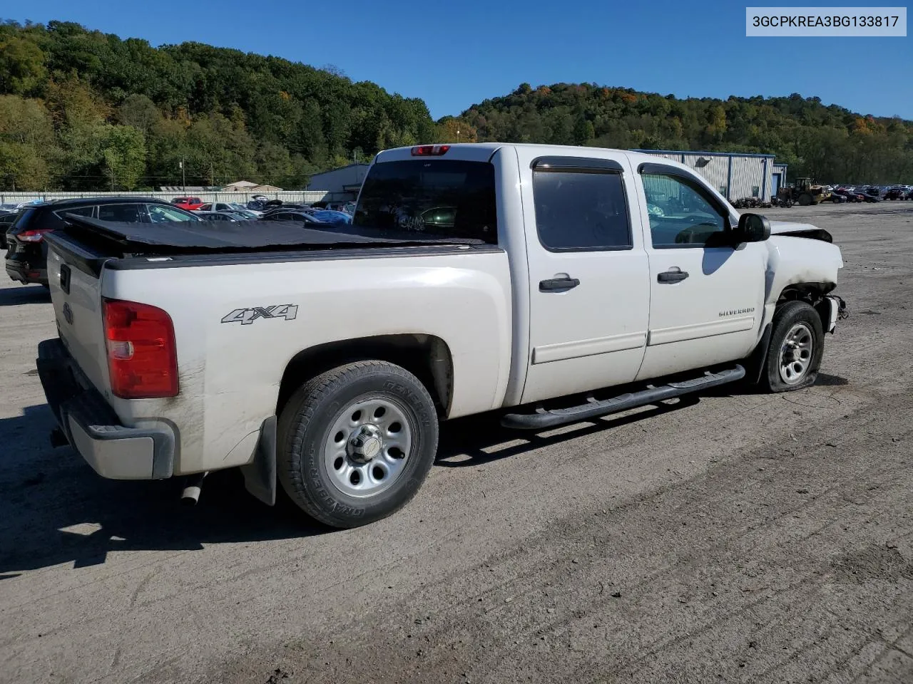 3GCPKREA3BG133817 2011 Chevrolet Silverado K1500 Ls