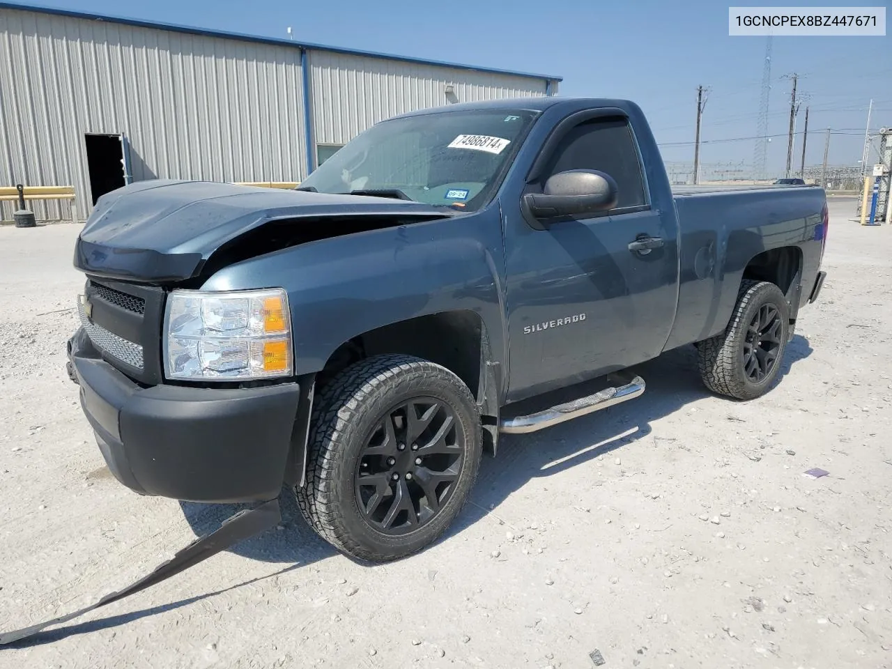 2011 Chevrolet Silverado C1500 VIN: 1GCNCPEX8BZ447671 Lot: 74986814