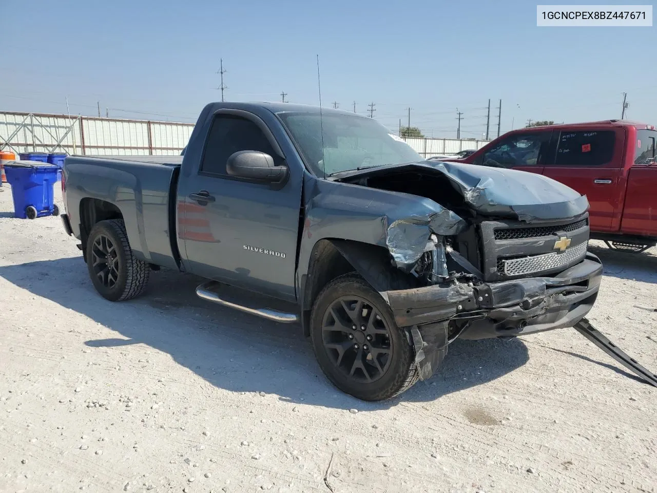 2011 Chevrolet Silverado C1500 VIN: 1GCNCPEX8BZ447671 Lot: 74986814