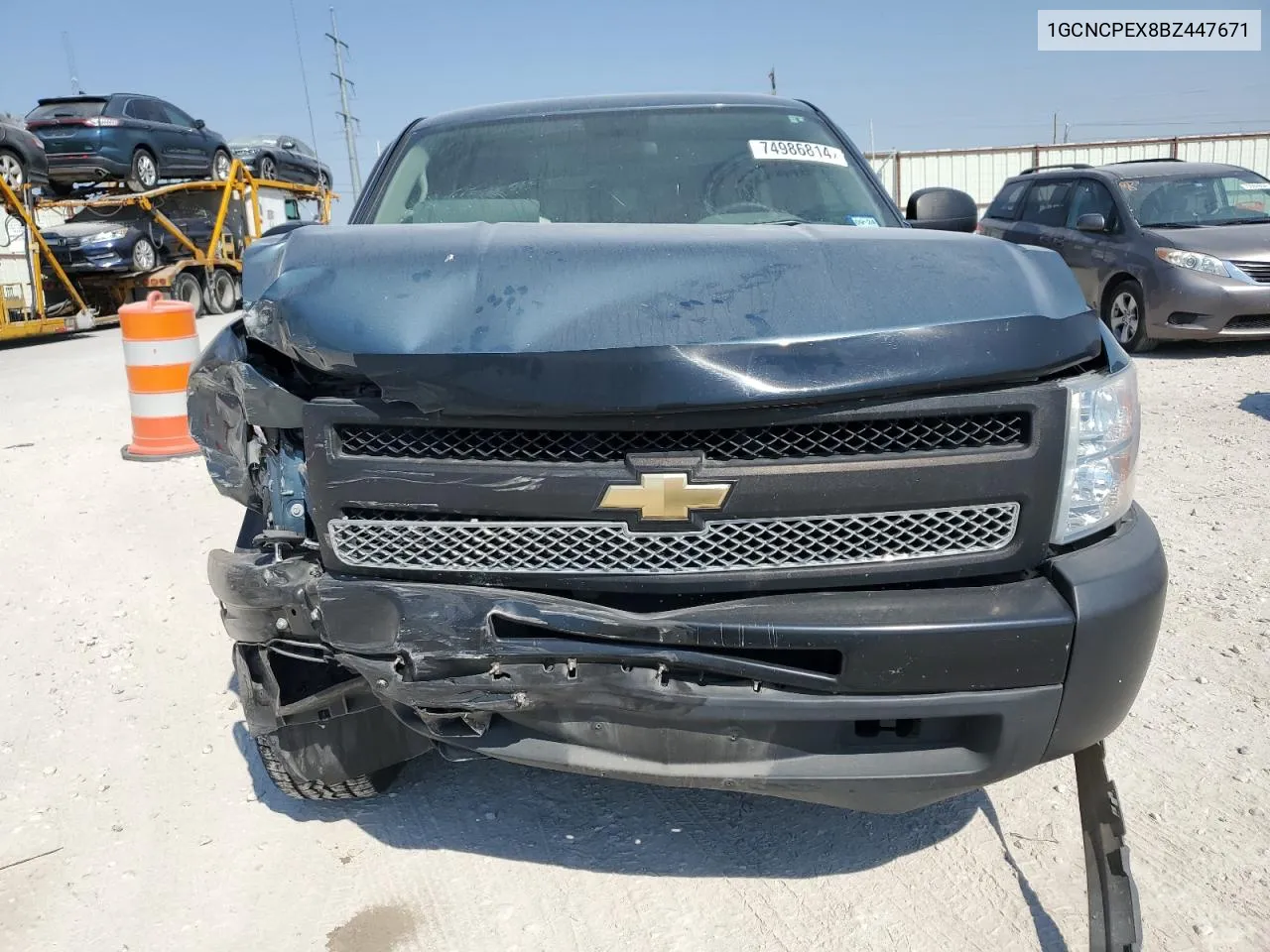 2011 Chevrolet Silverado C1500 VIN: 1GCNCPEX8BZ447671 Lot: 74986814