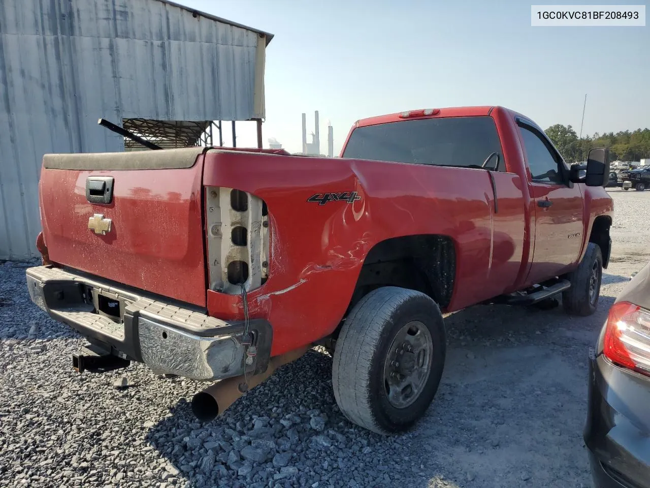 2011 Chevrolet Silverado K2500 Heavy Duty VIN: 1GC0KVC81BF208493 Lot: 75103104