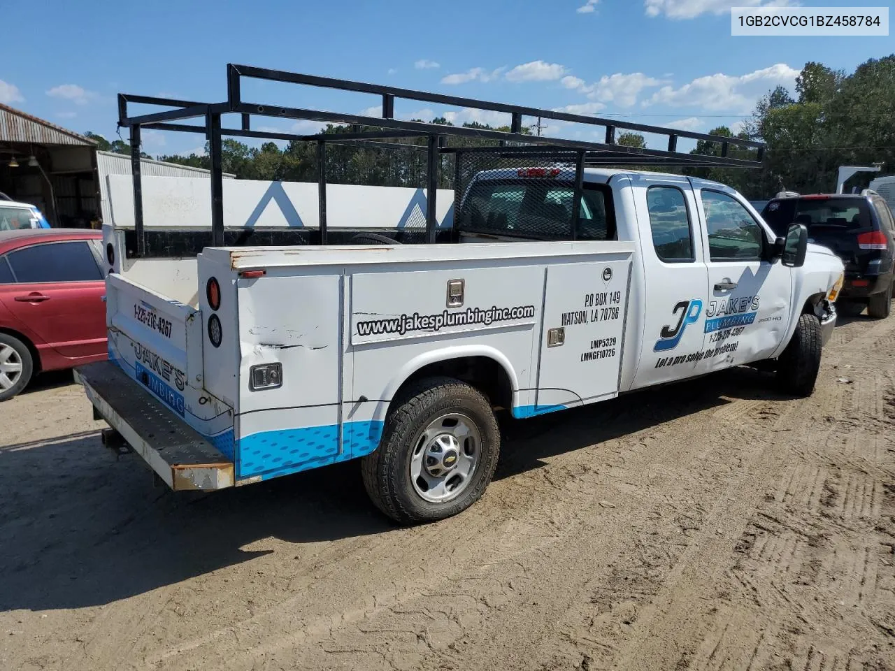 2011 Chevrolet Silverado C2500 Heavy Duty VIN: 1GB2CVCG1BZ458784 Lot: 75198604