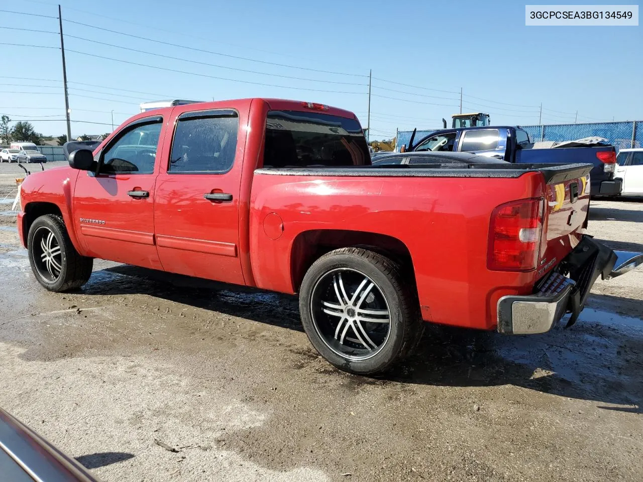 2011 Chevrolet Silverado C1500 Lt VIN: 3GCPCSEA3BG134549 Lot: 75215274