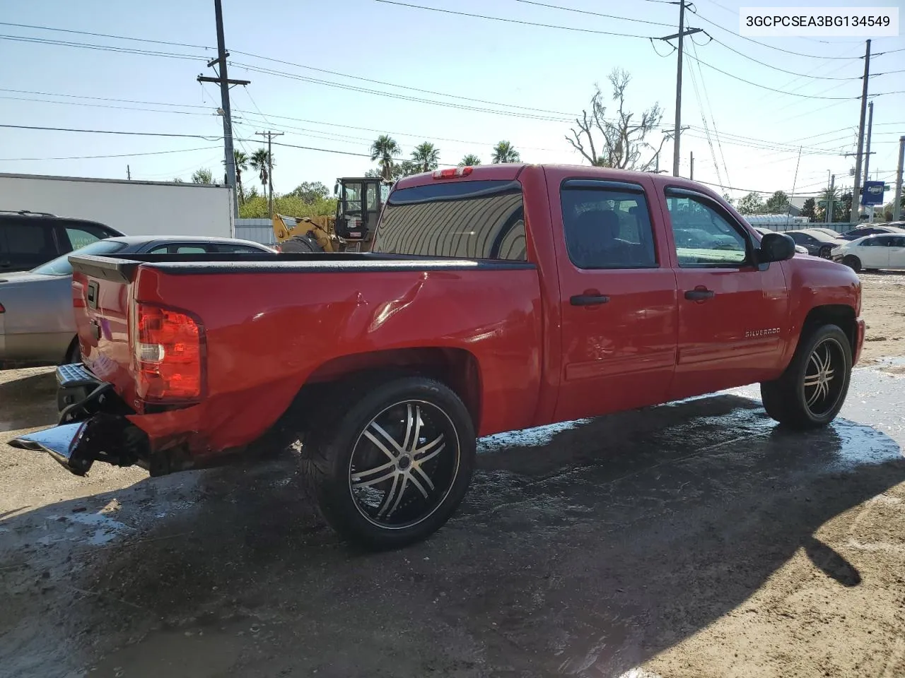 2011 Chevrolet Silverado C1500 Lt VIN: 3GCPCSEA3BG134549 Lot: 75215274