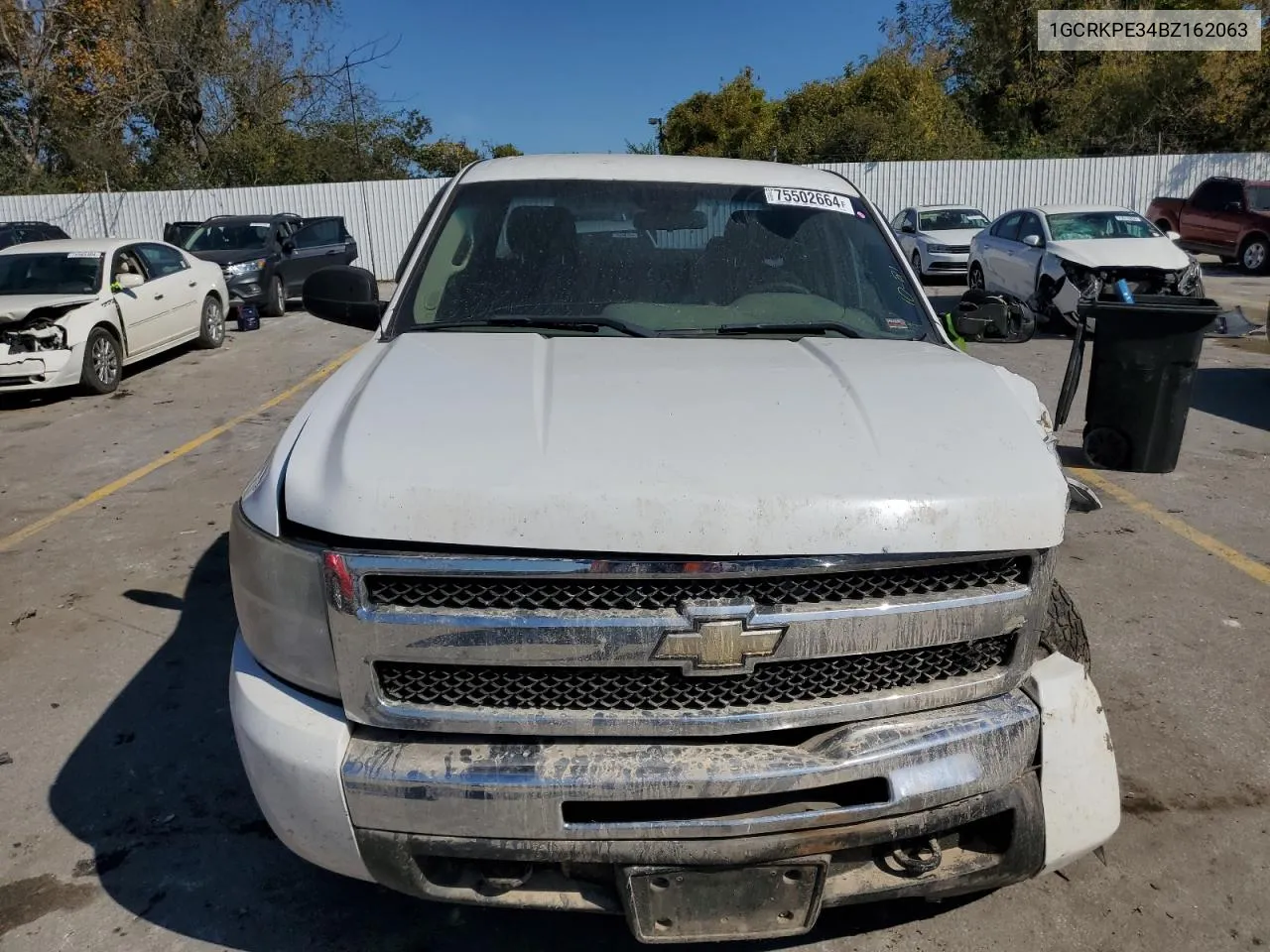 2011 Chevrolet Silverado K1500 VIN: 1GCRKPE34BZ162063 Lot: 75502664