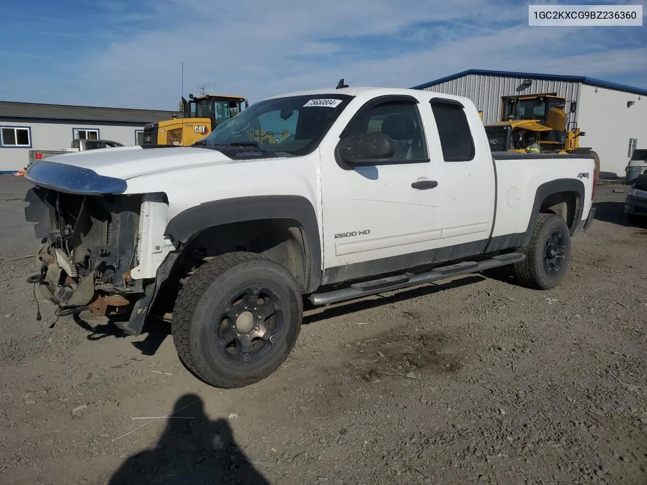 1GC2KXCG9BZ236360 2011 Chevrolet Silverado K2500 Heavy Duty Lt