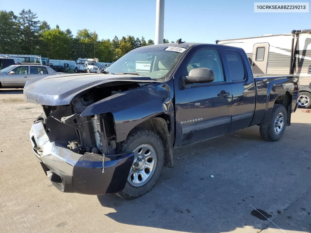 2011 Chevrolet Silverado K1500 Lt VIN: 1GCRKSEA8BZ239213 Lot: 75651034