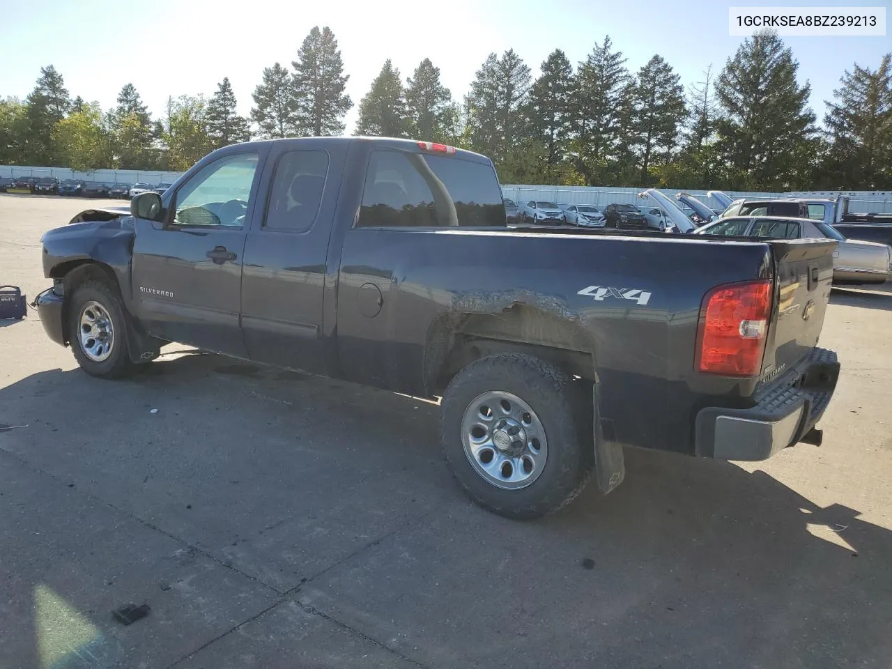 2011 Chevrolet Silverado K1500 Lt VIN: 1GCRKSEA8BZ239213 Lot: 75651034