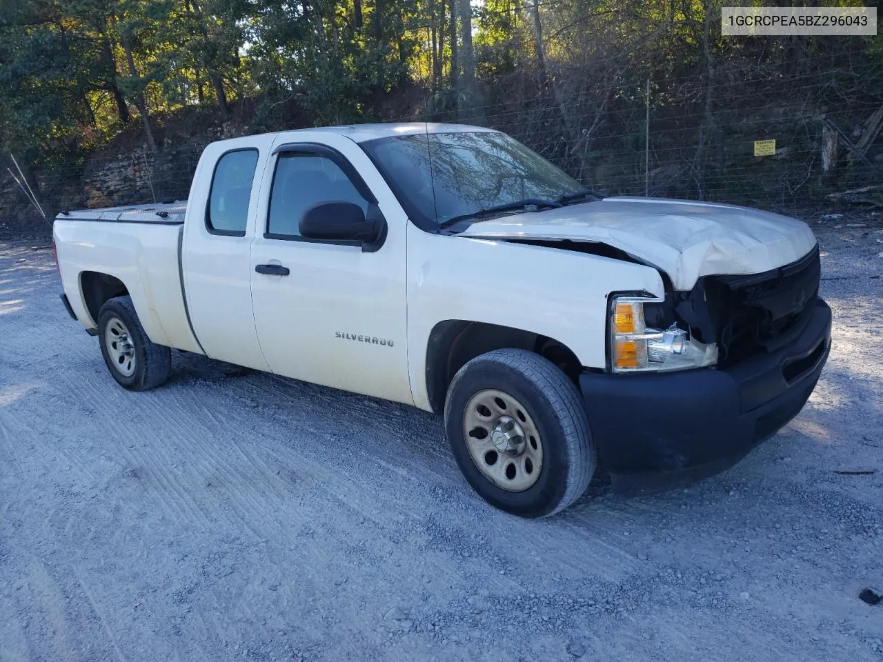 2011 Chevrolet Silverado C1500 VIN: 1GCRCPEA5BZ296043 Lot: 75942034