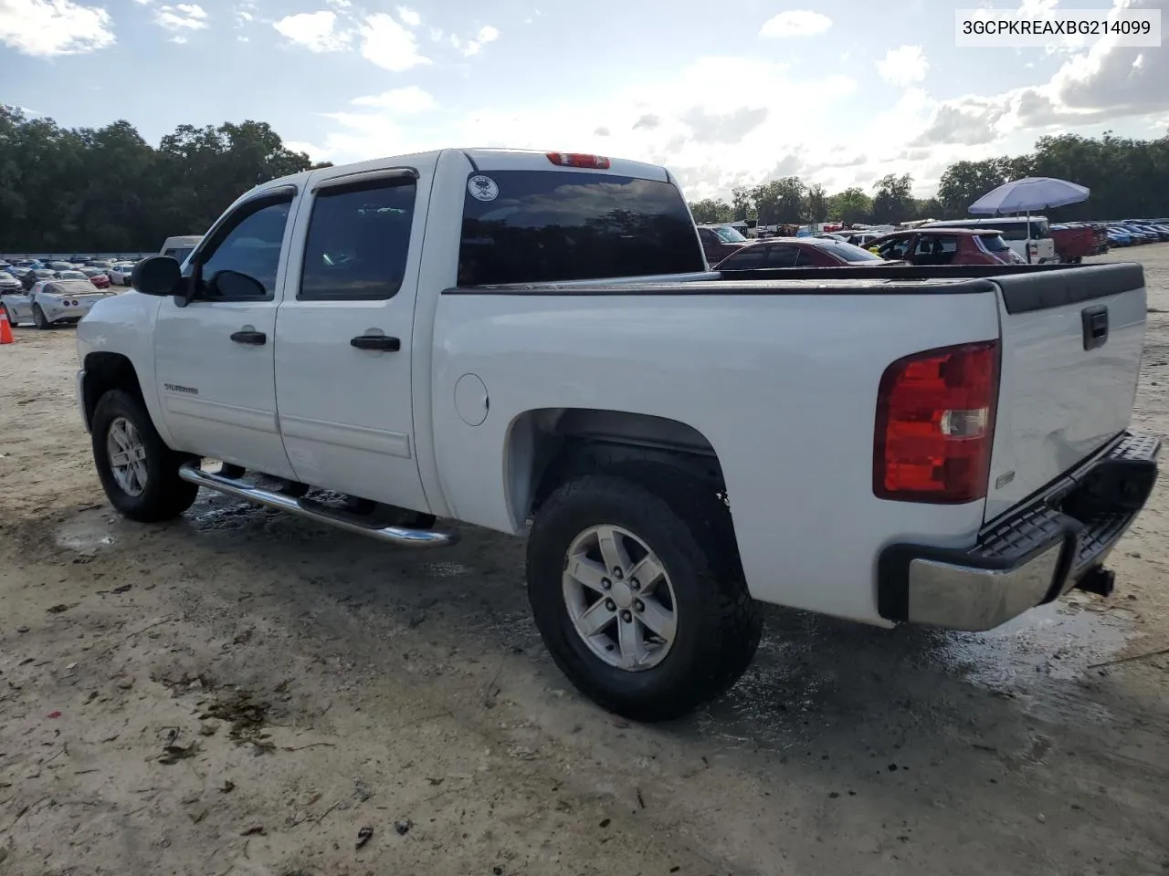 2011 Chevrolet Silverado K1500 Ls VIN: 3GCPKREAXBG214099 Lot: 76118044