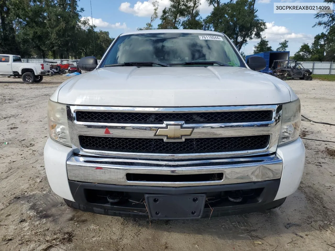 2011 Chevrolet Silverado K1500 Ls VIN: 3GCPKREAXBG214099 Lot: 76118044