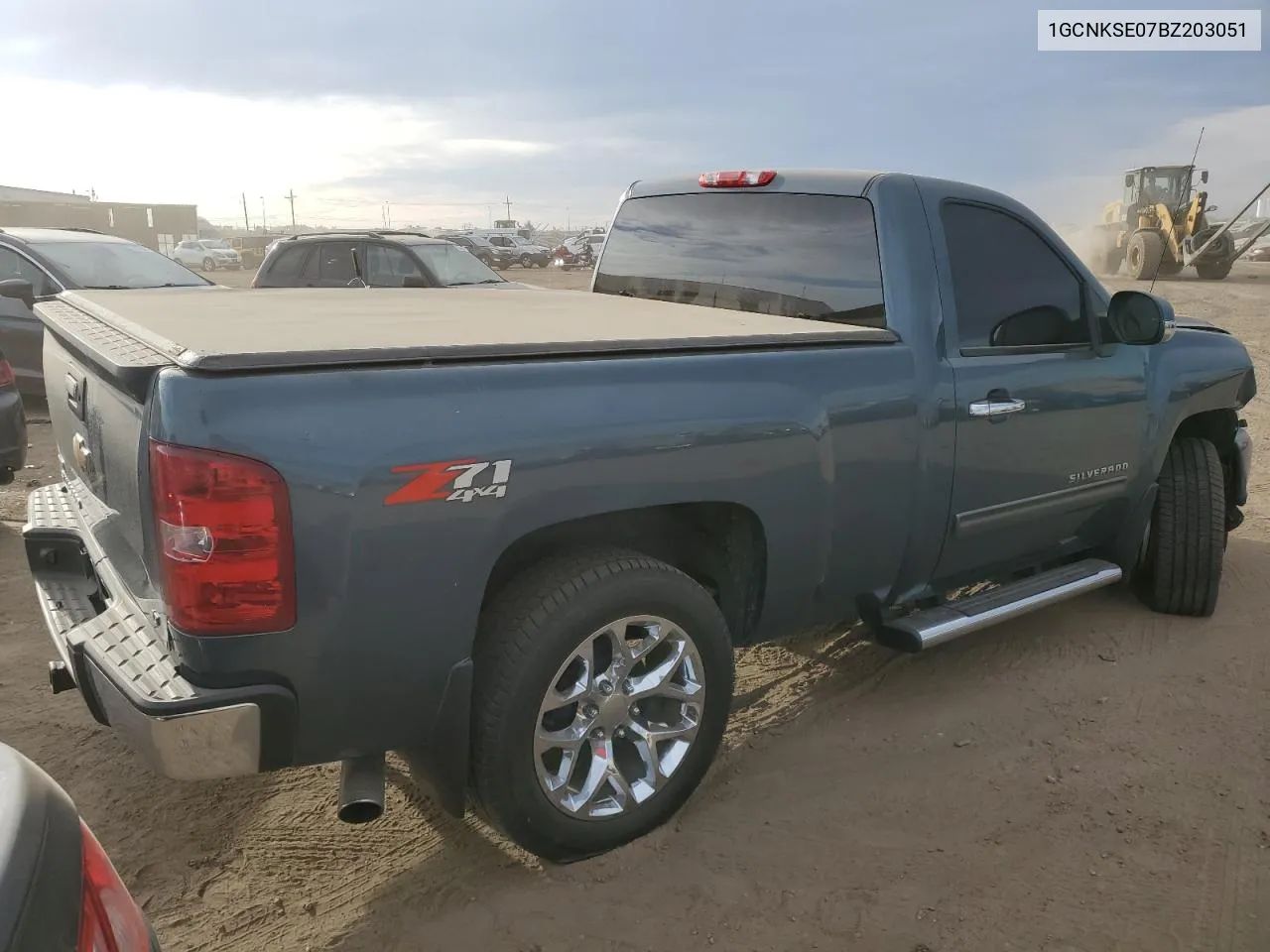 2011 Chevrolet Silverado K1500 Lt VIN: 1GCNKSE07BZ203051 Lot: 76122544