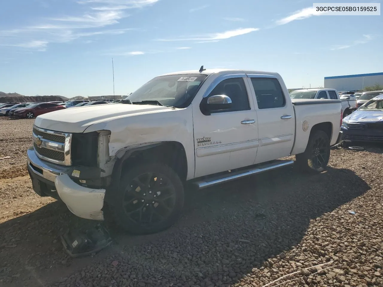 2011 Chevrolet Silverado C1500 Lt VIN: 3GCPCSE05BG159525 Lot: 76135414