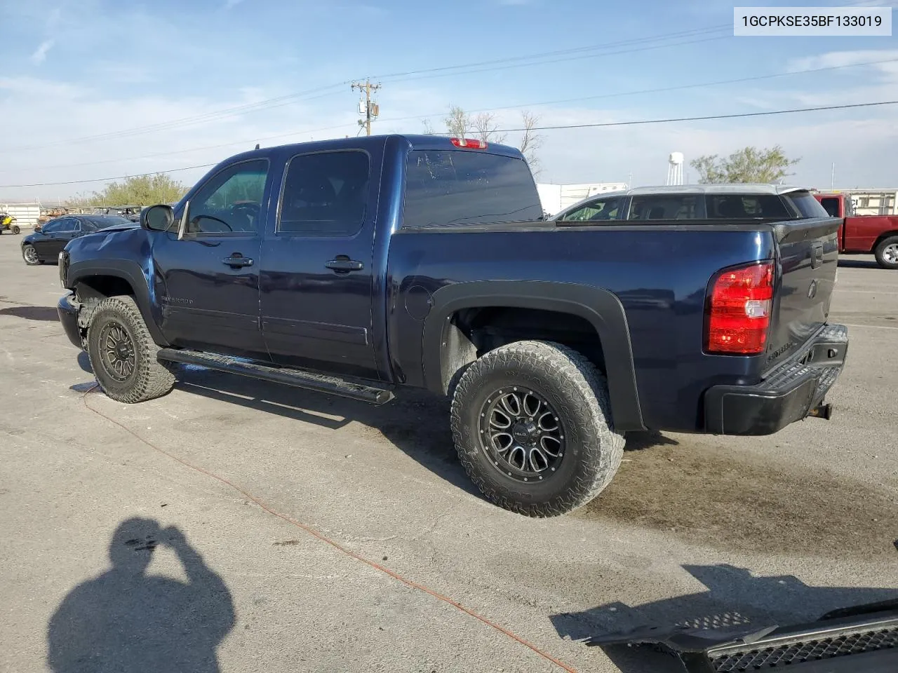 2011 Chevrolet Silverado K1500 Lt VIN: 1GCPKSE35BF133019 Lot: 76258764