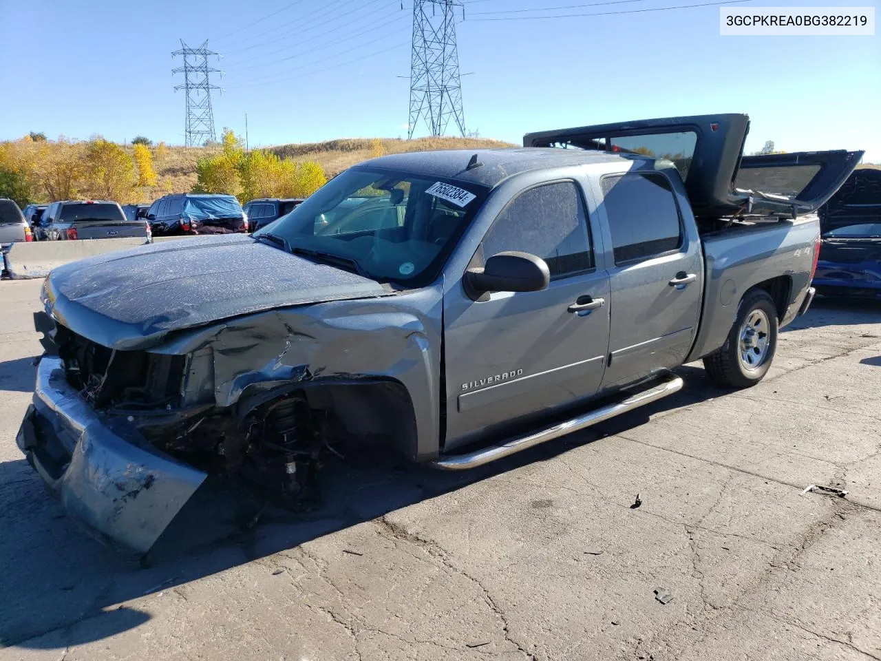 2011 Chevrolet Silverado K1500 Ls VIN: 3GCPKREA0BG382219 Lot: 76502384