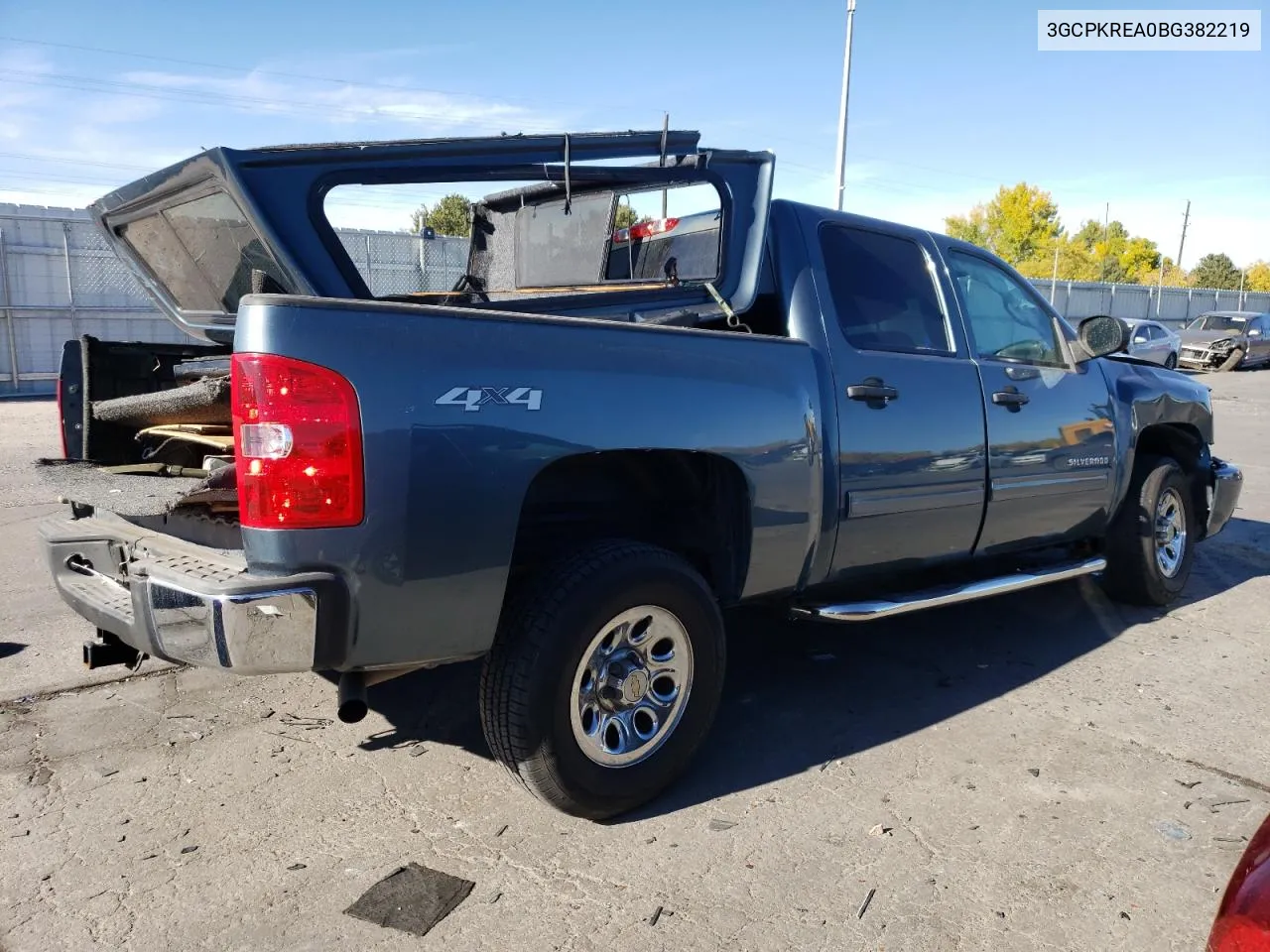 2011 Chevrolet Silverado K1500 Ls VIN: 3GCPKREA0BG382219 Lot: 76502384