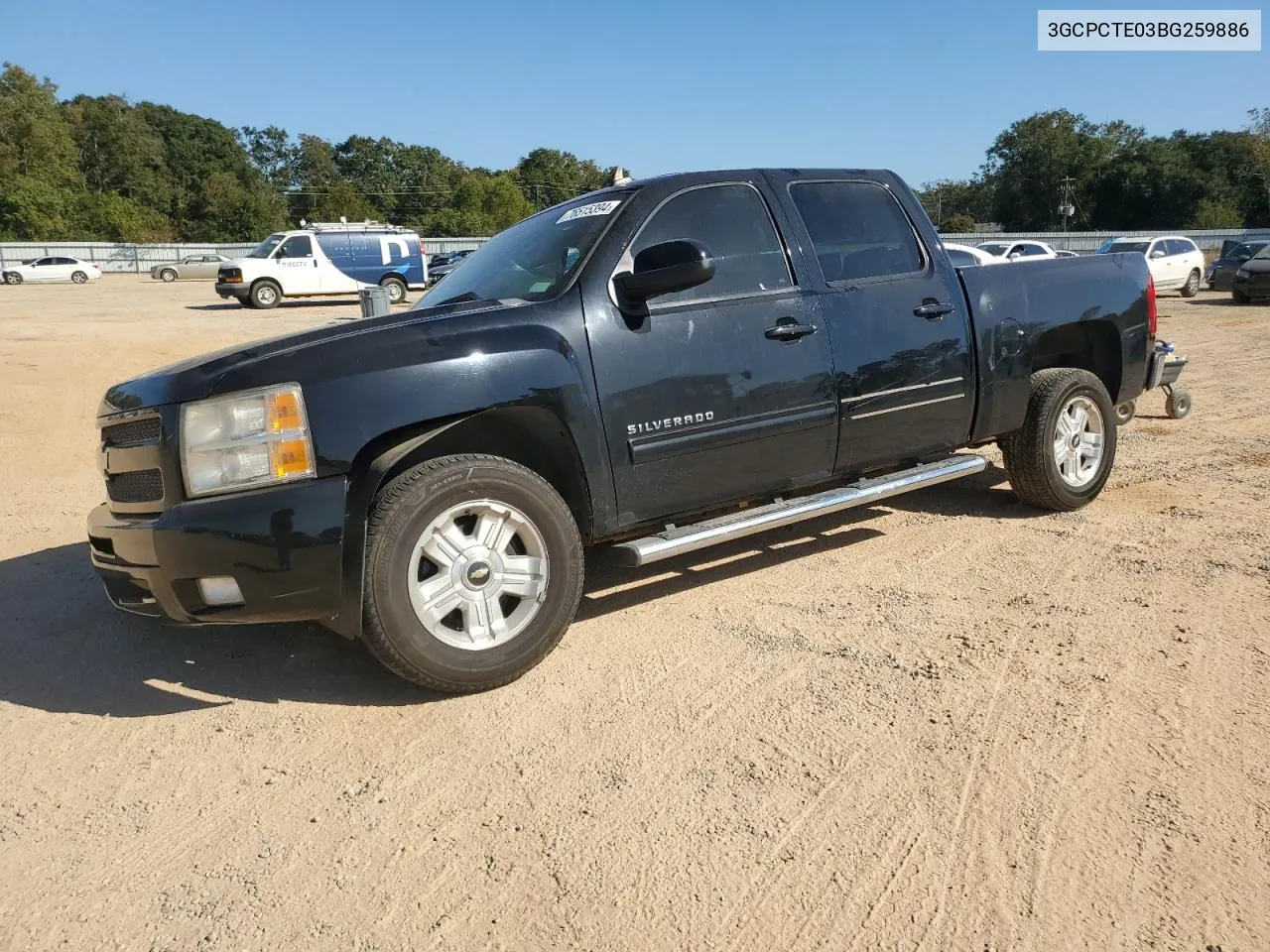 2011 Chevrolet Silverado C1500 Ltz VIN: 3GCPCTE03BG259886 Lot: 76515394