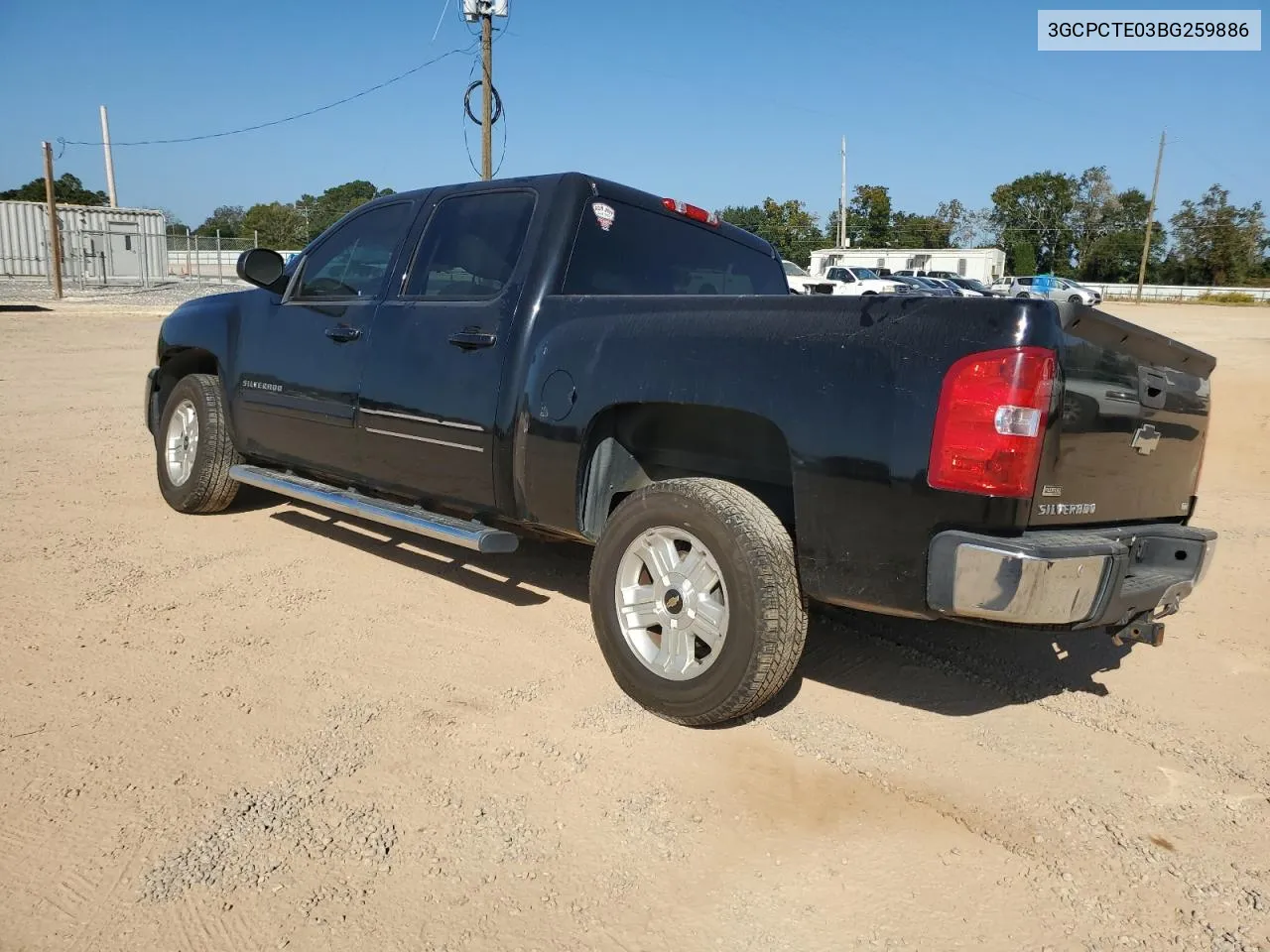 2011 Chevrolet Silverado C1500 Ltz VIN: 3GCPCTE03BG259886 Lot: 76515394