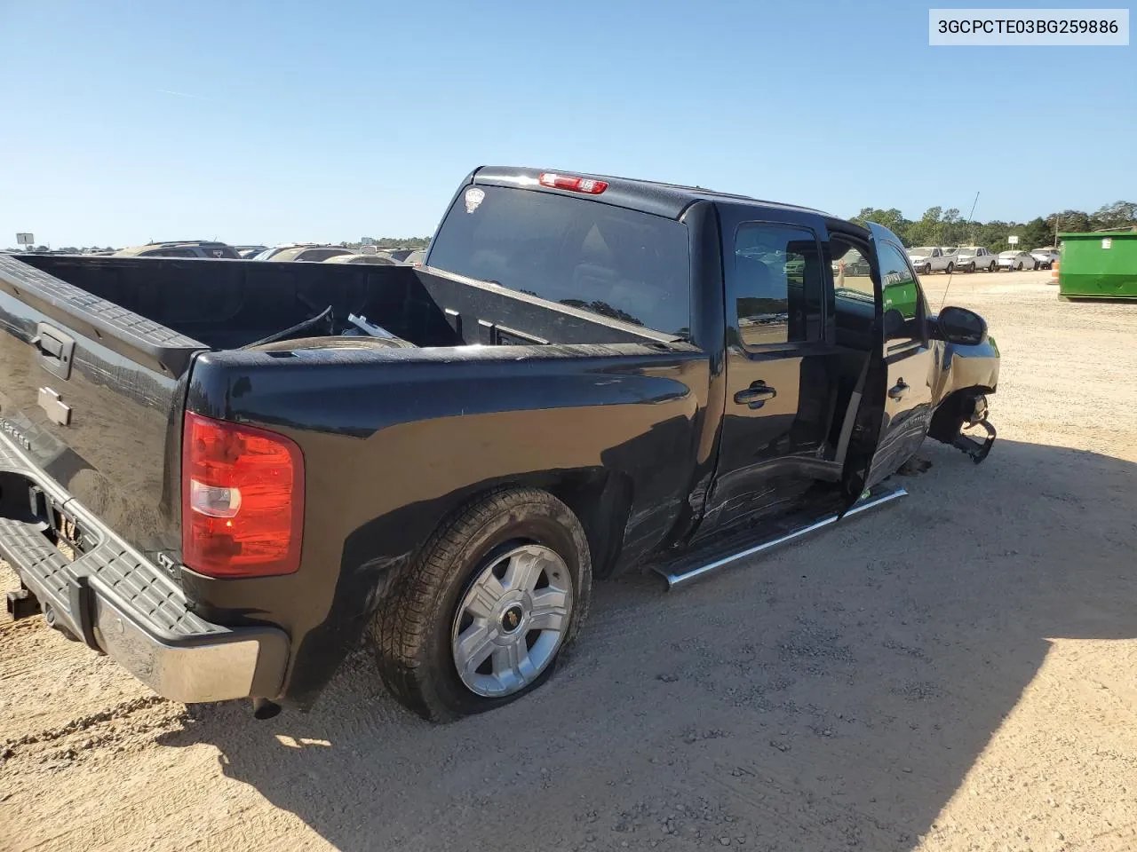 2011 Chevrolet Silverado C1500 Ltz VIN: 3GCPCTE03BG259886 Lot: 76515394