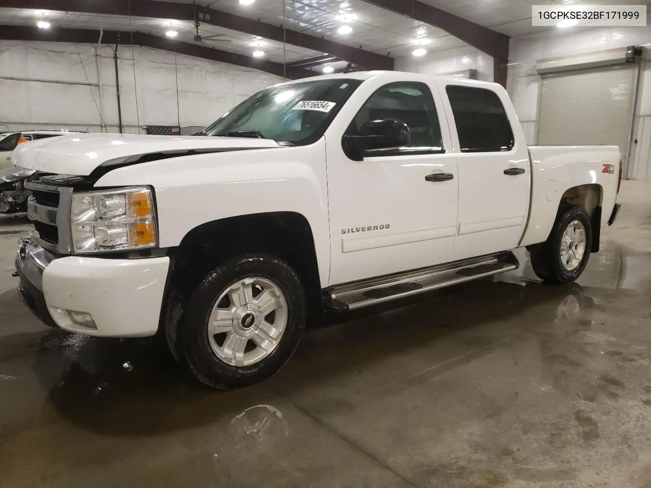 2011 Chevrolet Silverado K1500 Lt VIN: 1GCPKSE32BF171999 Lot: 76516654