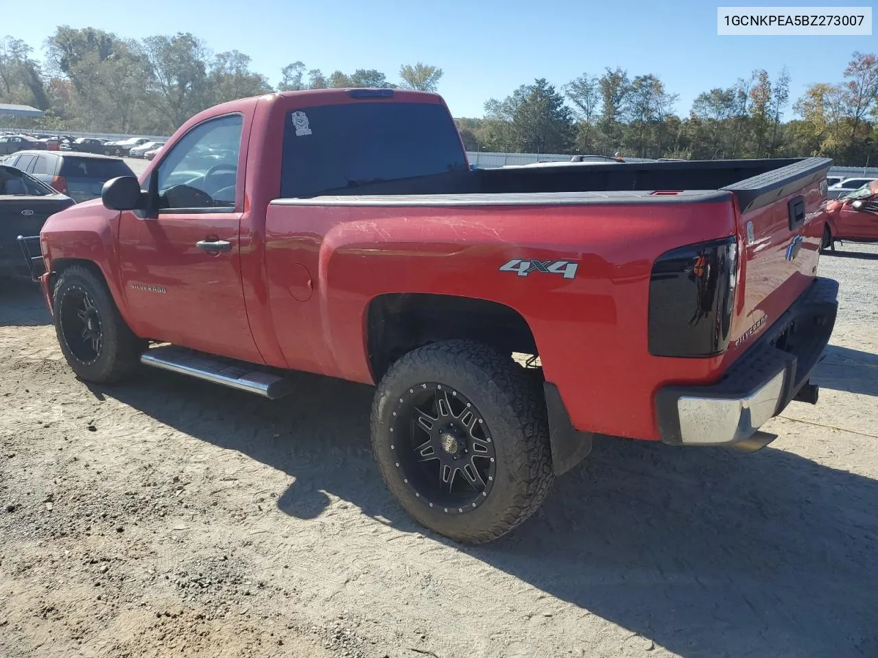 2011 Chevrolet Silverado K1500 VIN: 1GCNKPEA5BZ273007 Lot: 76745484