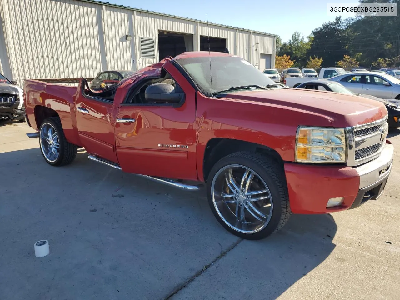 2011 Chevrolet Silverado C1500 Lt VIN: 3GCPCSE0XBG235515 Lot: 76820034