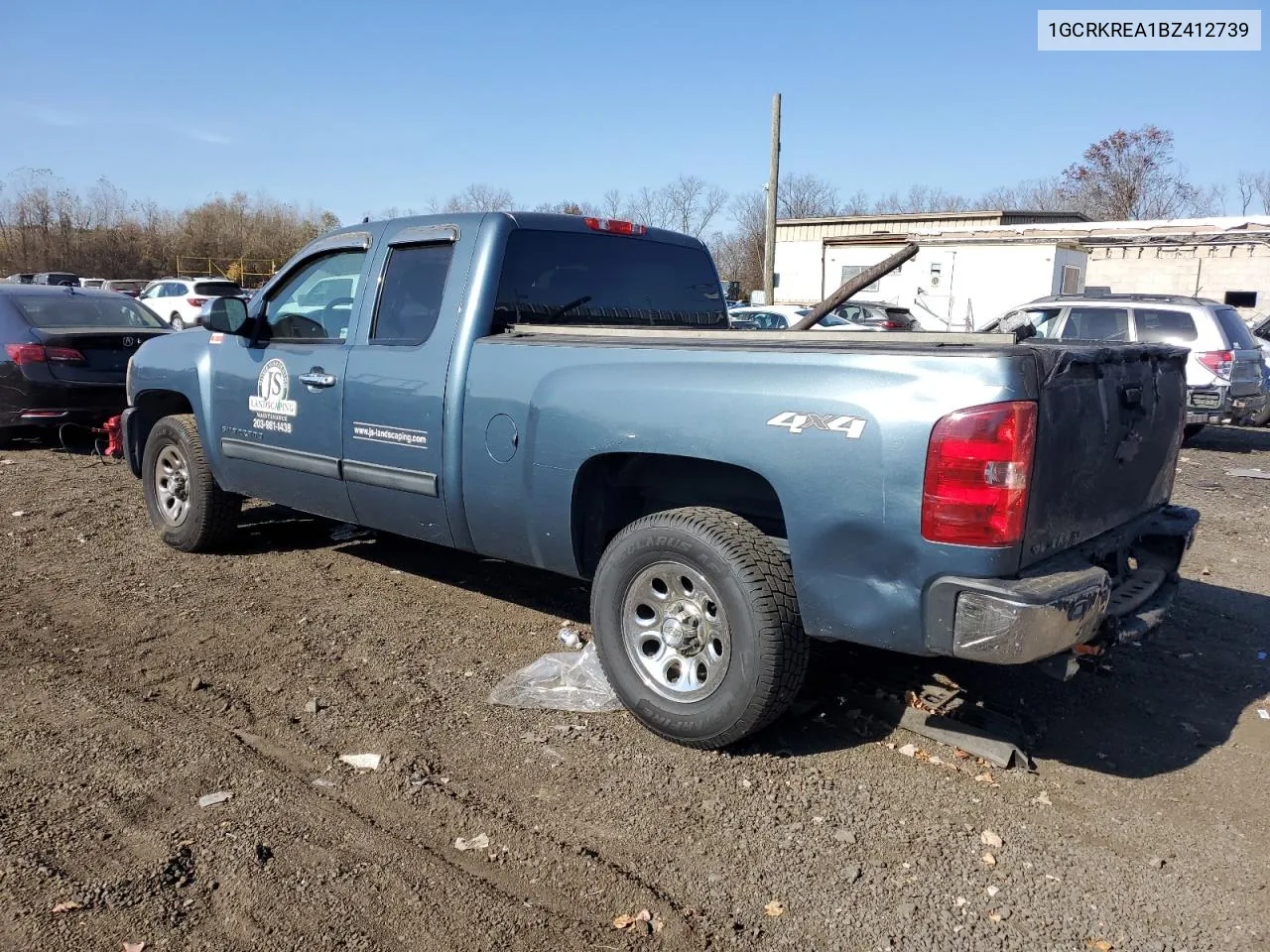 2011 Chevrolet Silverado K1500 Ls VIN: 1GCRKREA1BZ412739 Lot: 77123194