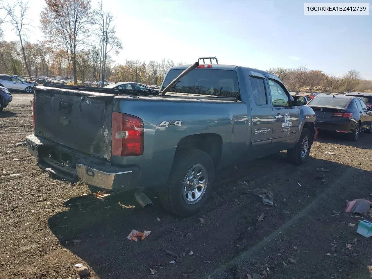 2011 Chevrolet Silverado K1500 Ls VIN: 1GCRKREA1BZ412739 Lot: 77123194