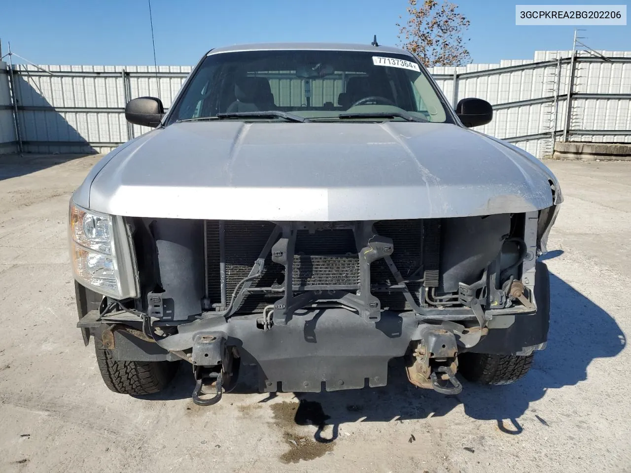 3GCPKREA2BG202206 2011 Chevrolet Silverado K1500 Ls