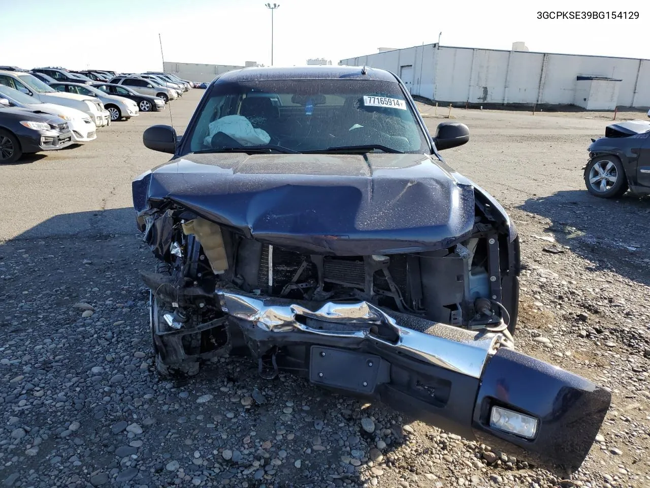 2011 Chevrolet Silverado K1500 Lt VIN: 3GCPKSE39BG154129 Lot: 77165914