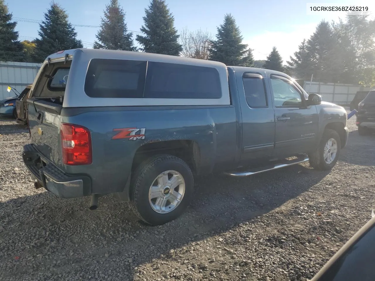 2011 Chevrolet Silverado K1500 Lt VIN: 1GCRKSE36BZ425219 Lot: 77387554