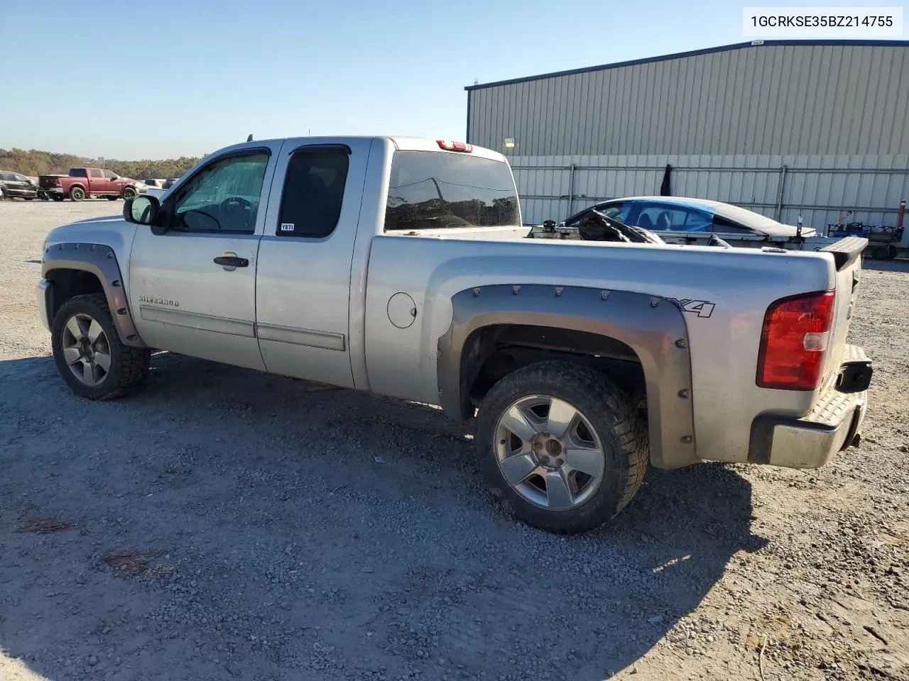 2011 Chevrolet Silverado K1500 Lt VIN: 1GCRKSE35BZ214755 Lot: 77530114