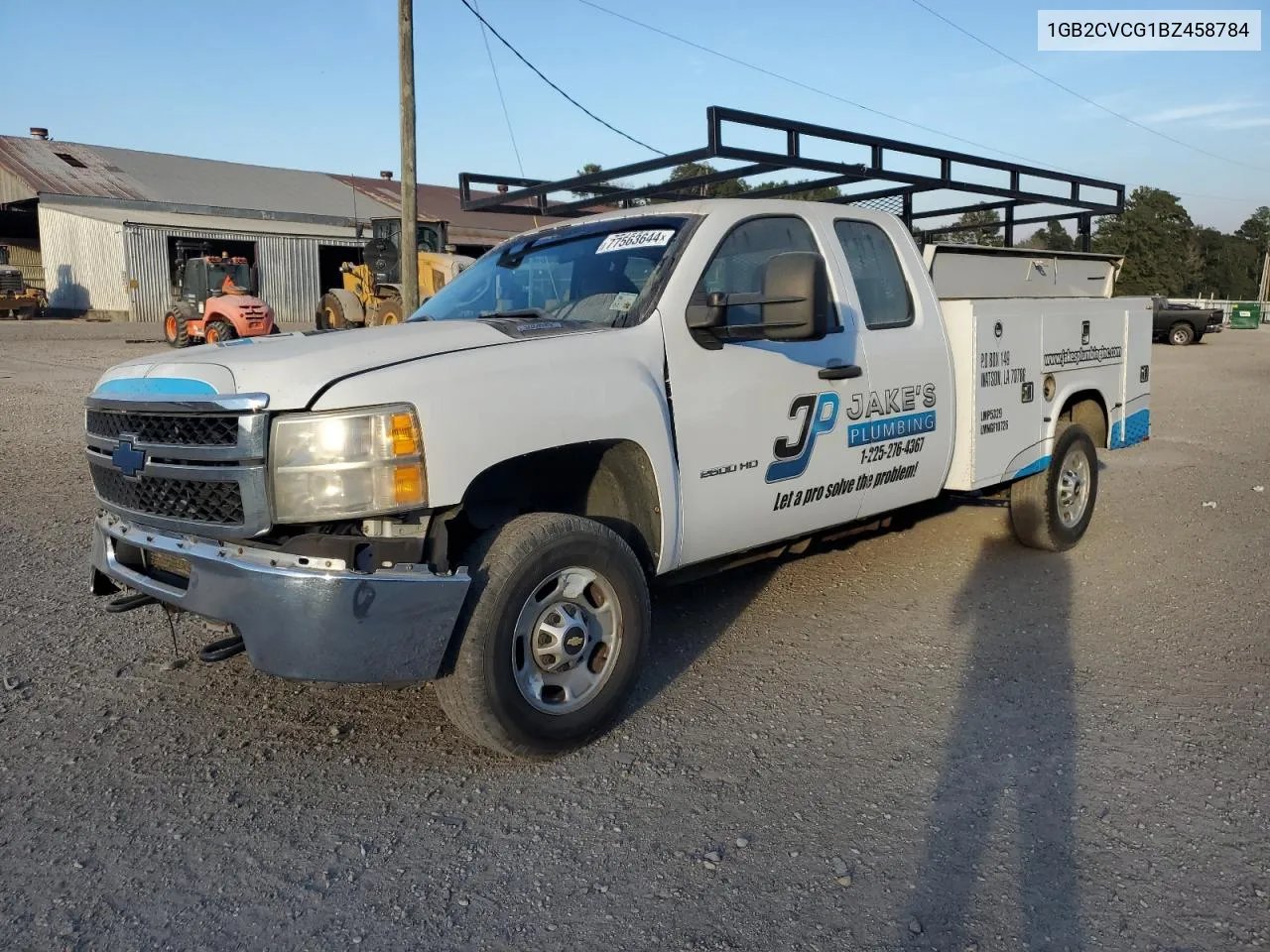 2011 Chevrolet Silverado C2500 Heavy Duty VIN: 1GB2CVCG1BZ458784 Lot: 77563644