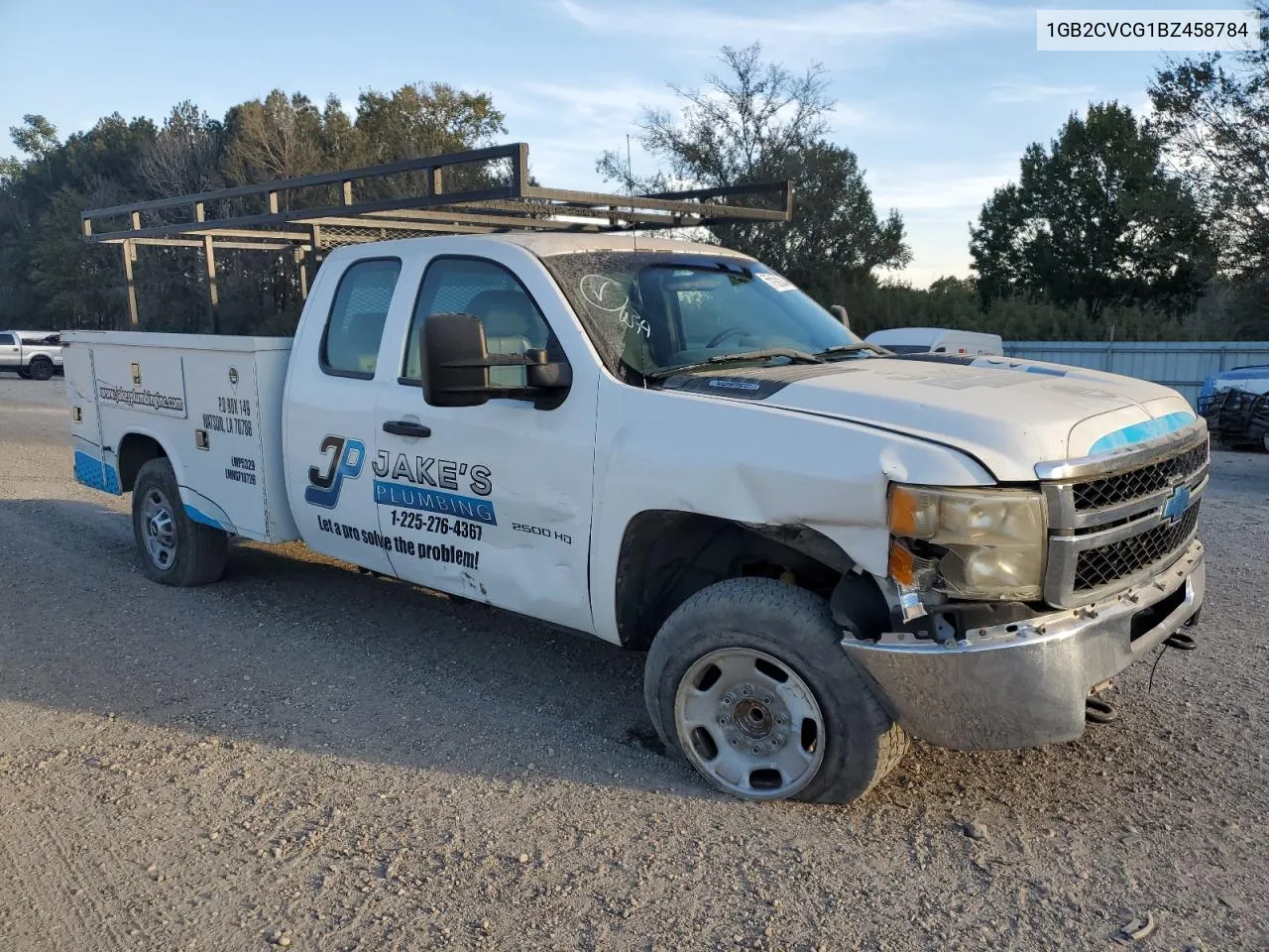 2011 Chevrolet Silverado C2500 Heavy Duty VIN: 1GB2CVCG1BZ458784 Lot: 77563644