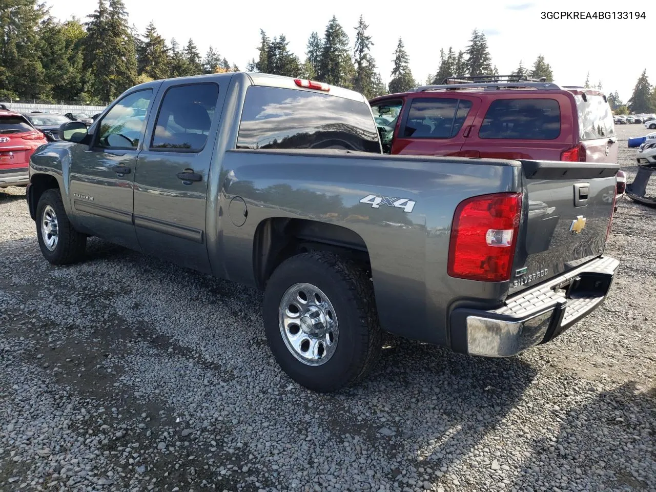 2011 Chevrolet Silverado K1500 Ls VIN: 3GCPKREA4BG133194 Lot: 77702024