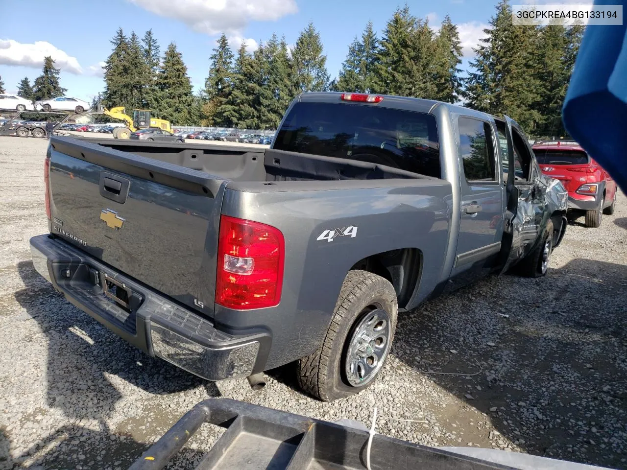 2011 Chevrolet Silverado K1500 Ls VIN: 3GCPKREA4BG133194 Lot: 77702024