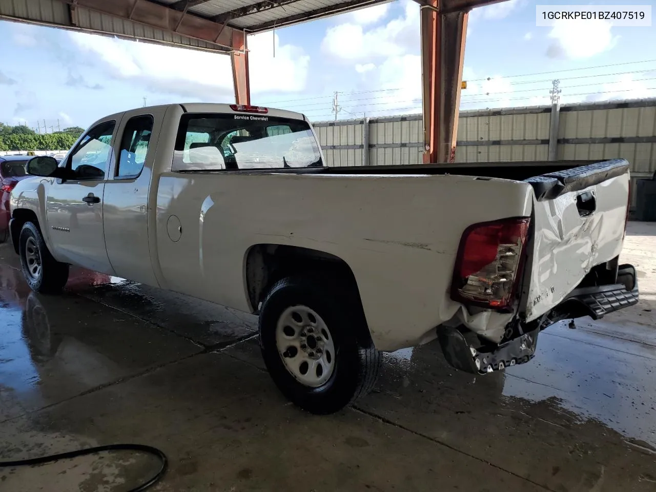 2011 Chevrolet Silverado K1500 VIN: 1GCRKPE01BZ407519 Lot: 78005244