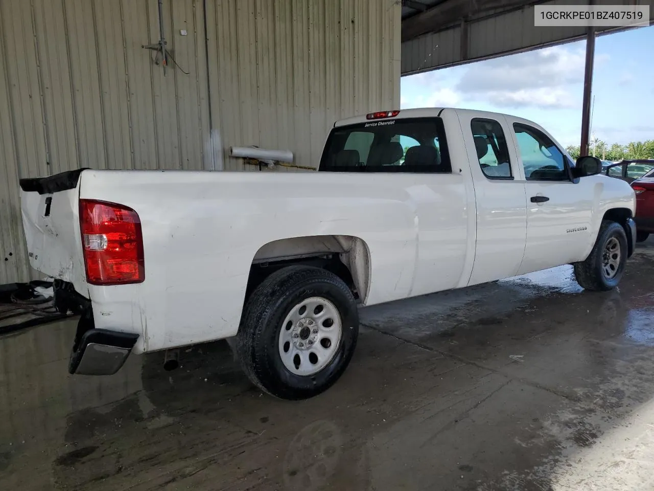 2011 Chevrolet Silverado K1500 VIN: 1GCRKPE01BZ407519 Lot: 78005244