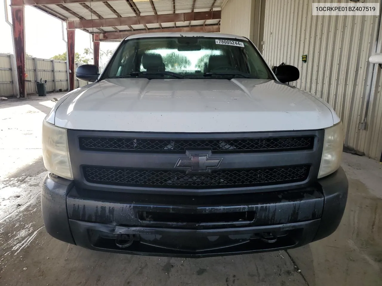 2011 Chevrolet Silverado K1500 VIN: 1GCRKPE01BZ407519 Lot: 78005244